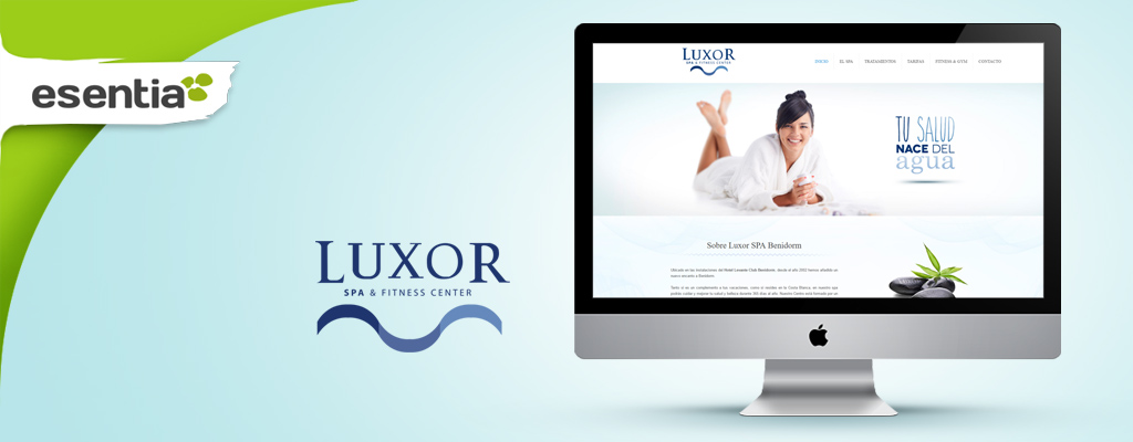 Luxor Spa Benidorm renueva su web